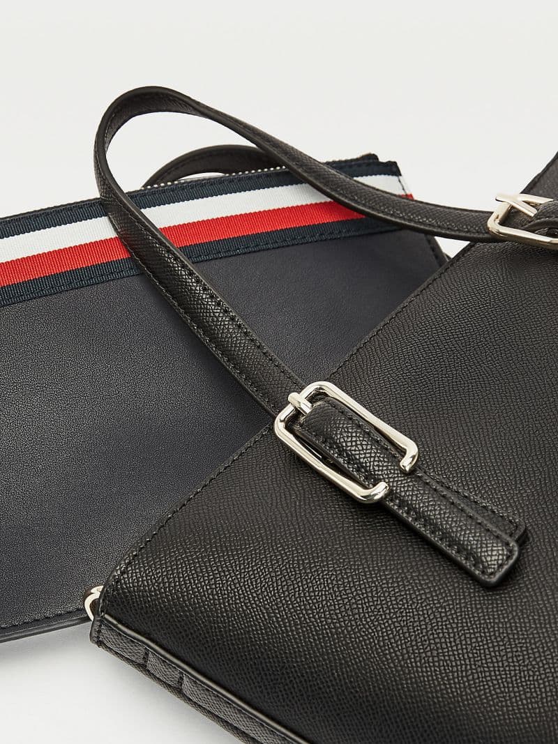 TOMMY HILFIGER PETIT CABAS À PLAQUE MONOGRAMME — vue 4