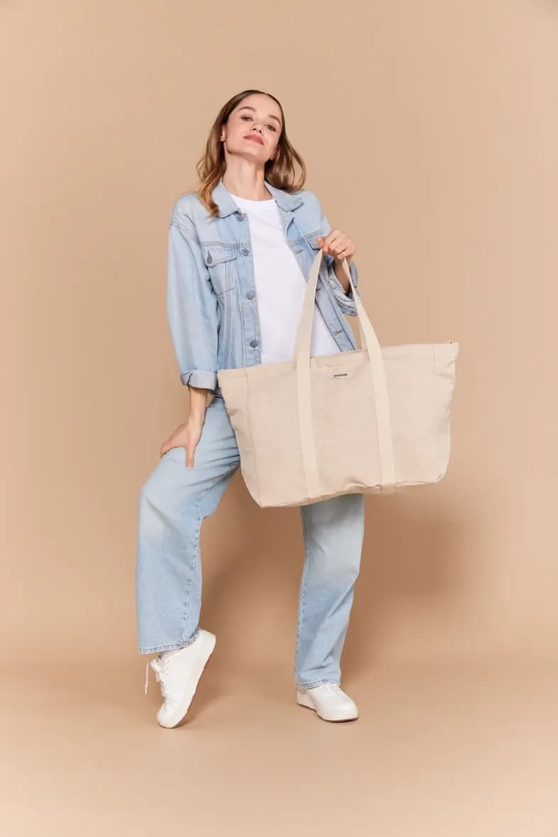 Hindbag Jean Jute — vue 1