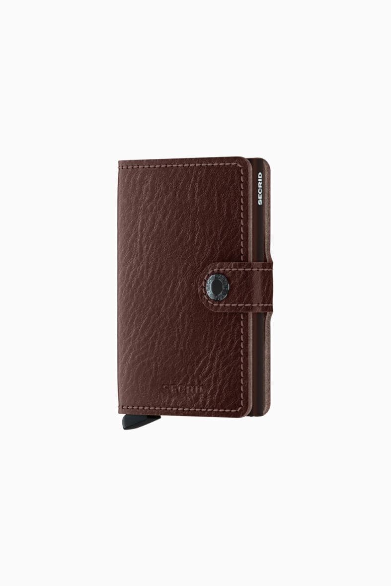 SECRID MINIWALLET VEG EXPRESSO BROWN — vue 1