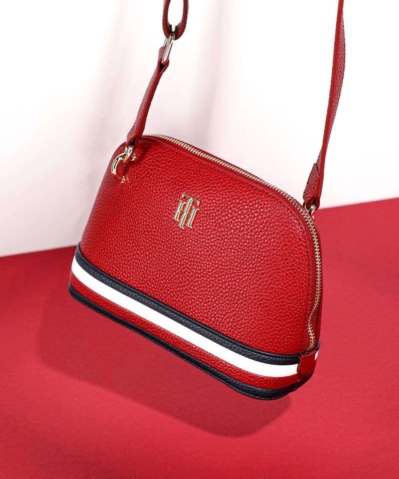 Bandoulière Sac Tommy Hilfiger Femme Rouge Aw0aw10450 Sac à Main