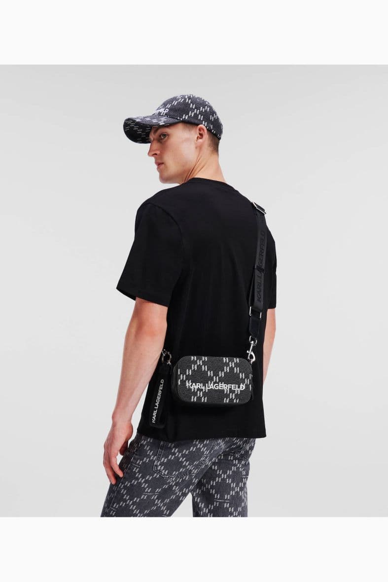 Sacoche Karl Lagerfeld K/monogram Jacquard 236m3028 Gris