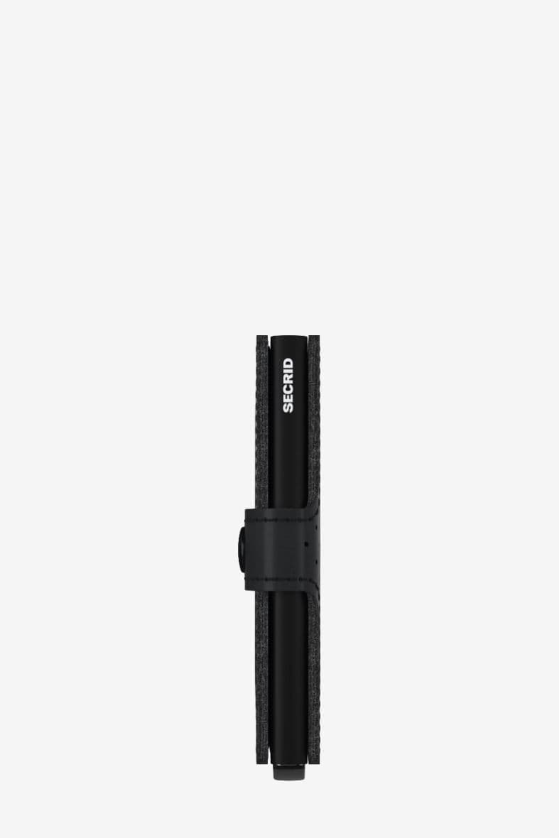 SECRID MINIWALLET PERFORATED BLACK — vue 3