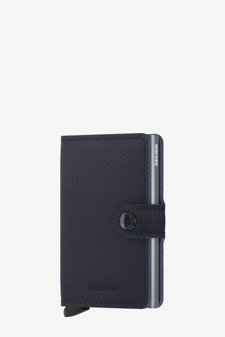SECRID Miniwallet Saffiano Navy — vue 1