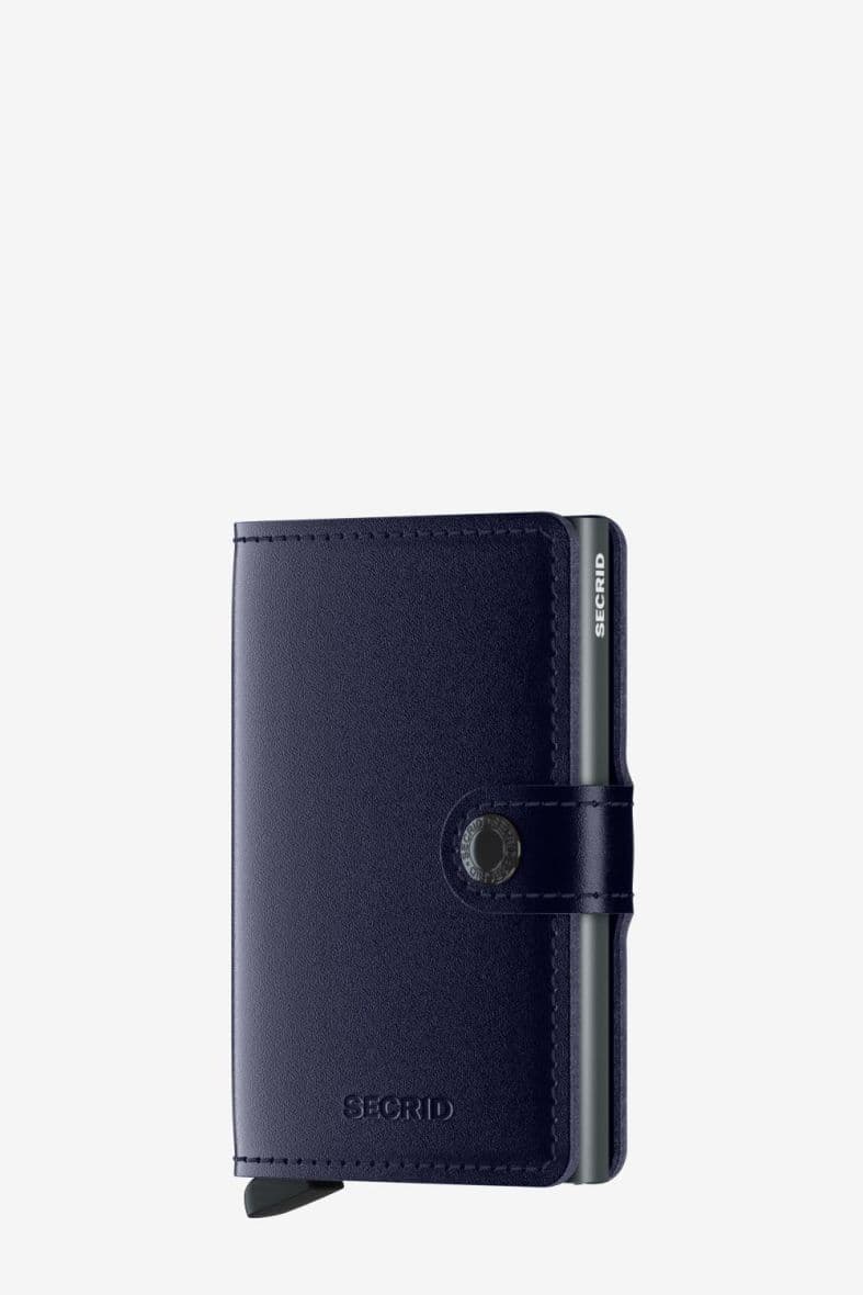 SECRID MINIWALLET METALLIC BLUE — vue 1