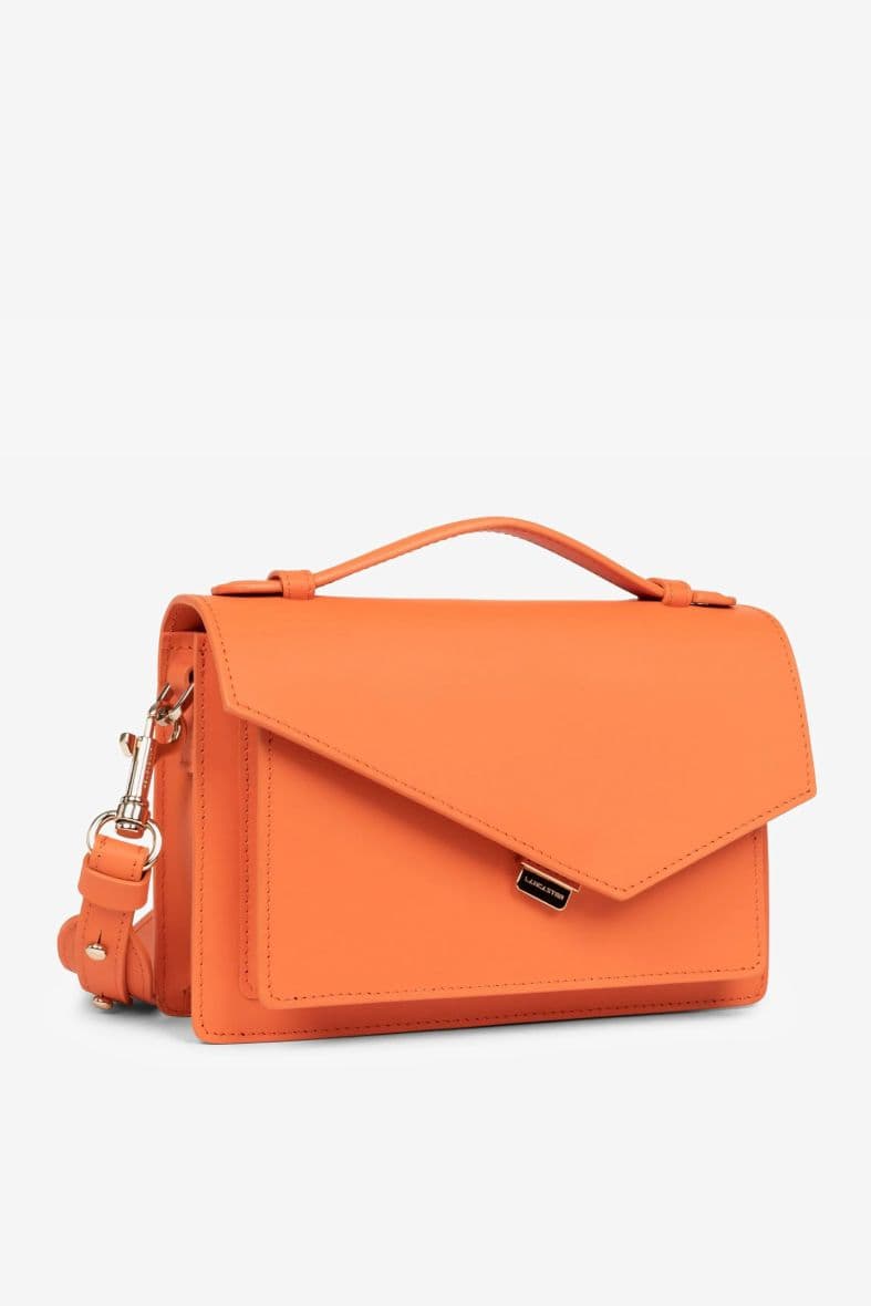 Sac à main /bandoulière neuf, Lucca Baldi, cuir, orange (Neu und Sac à main /bandoulière neuf, Lucca Baldi, cuir, orange (Neu und