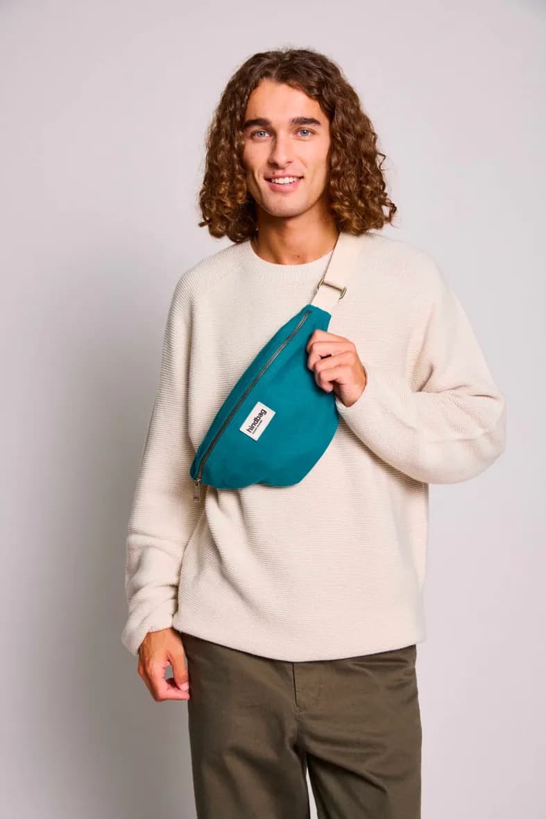 Hindbag Olivia bleu paon — vue 5