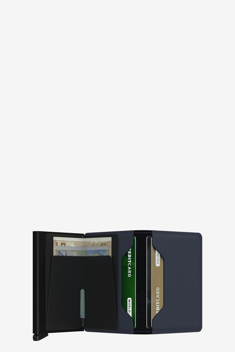 SECRID SLIMWALLET MATTE NIGHT BLUE — vue 4
