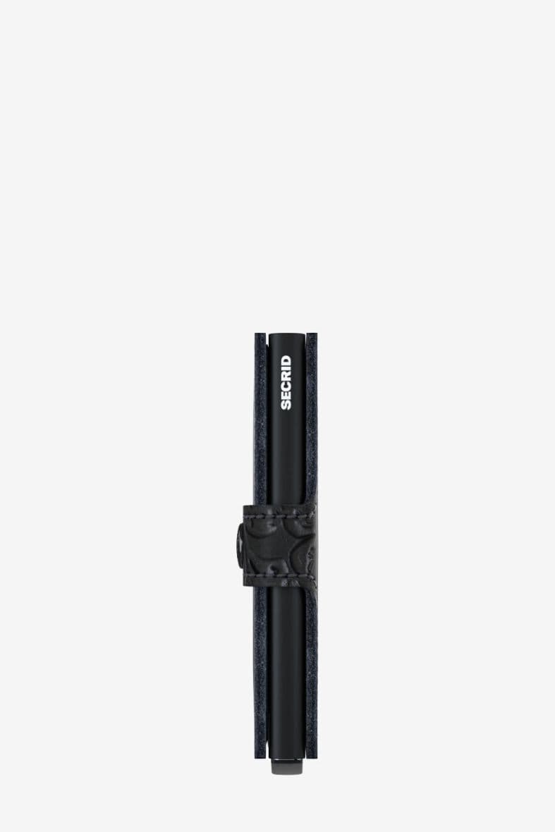 SECRID MINIWALLET ORNAMENT BLACK — vue 3