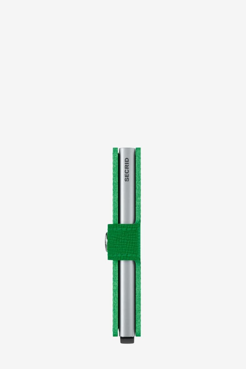 SECRID MINIWALLET CRISPLE LIGHT GREEN — vue 3