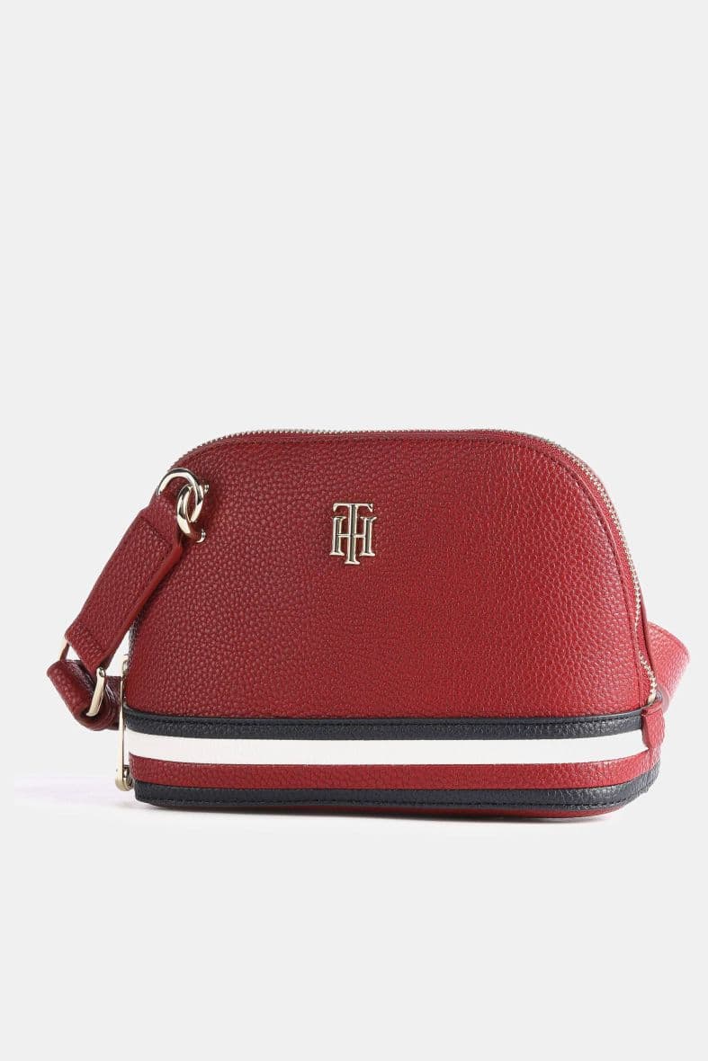 Tommy Hilfiger sac femme bandoulière rouge — vue 4