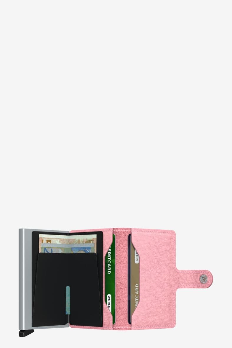 SECRID MINIWALLET CRISPLE PINK — vue 4