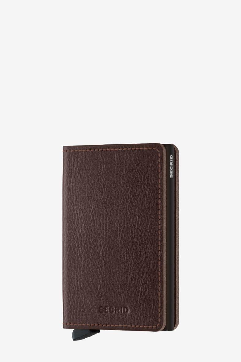 SECRID SLIMWALLET VEG EXPRESSO BROWN — vue 1