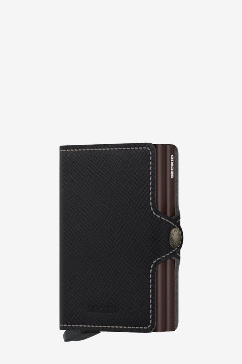 SECRID Twinwallet Saffiano Brown — vue 1