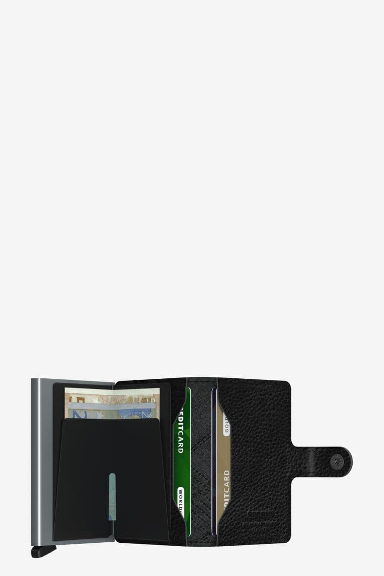 SECRID MINIWALLET STITCH LINEA BLACK — vue 4