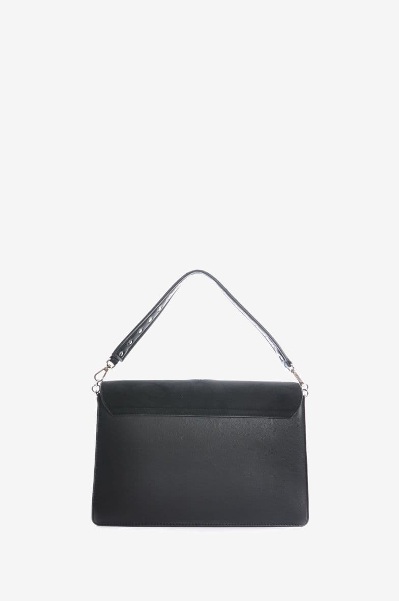 Liu Jo M Crossbody Noir Nubuck — vue 5