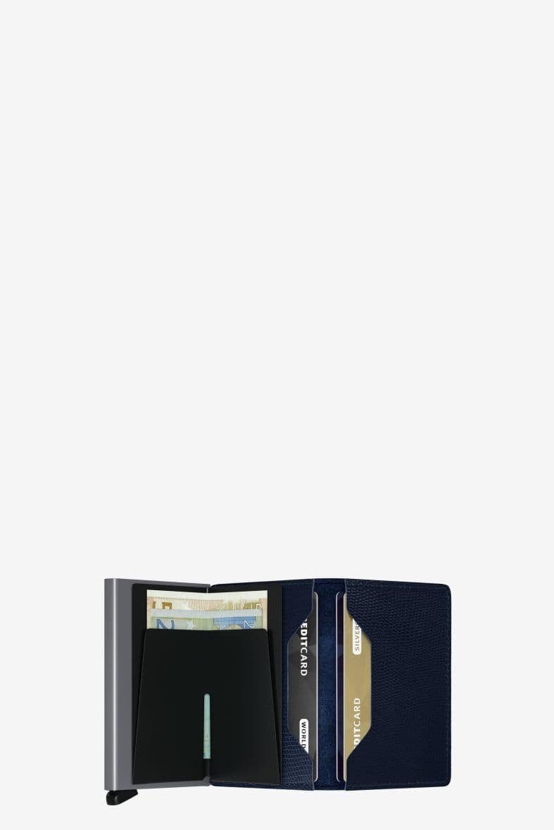 SECRID SLIMWALLET RANGO BLUE-TITANIUM — vue 2
