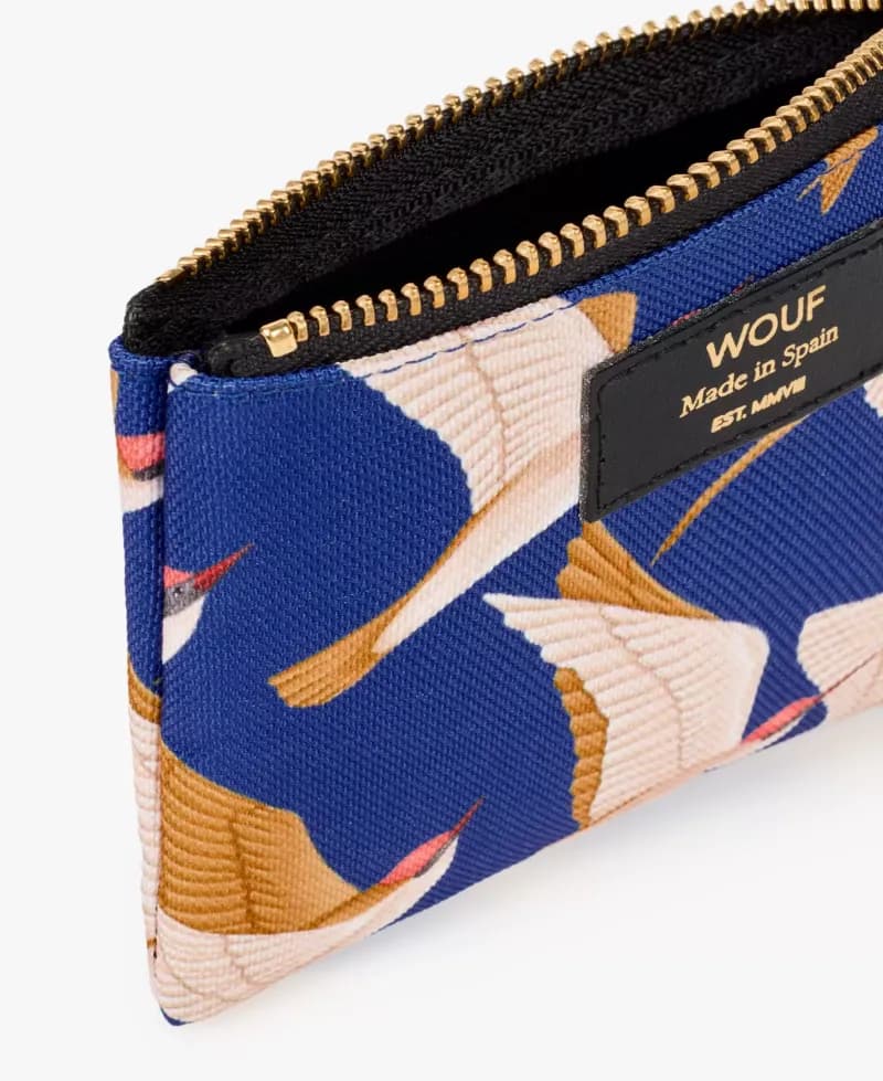 Wouf Blue Birds Small Pouch — vue 4