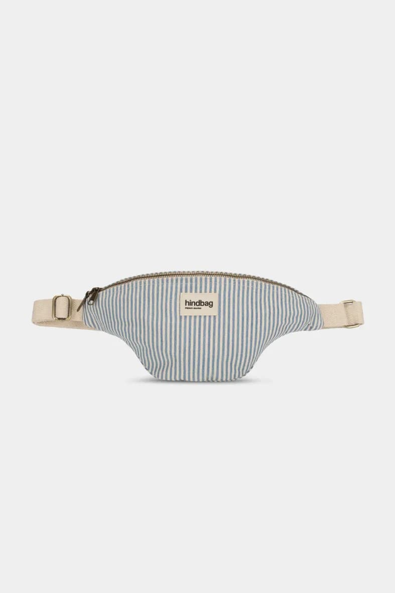 Hindbag Olivia rayures fines vertes — vue 1