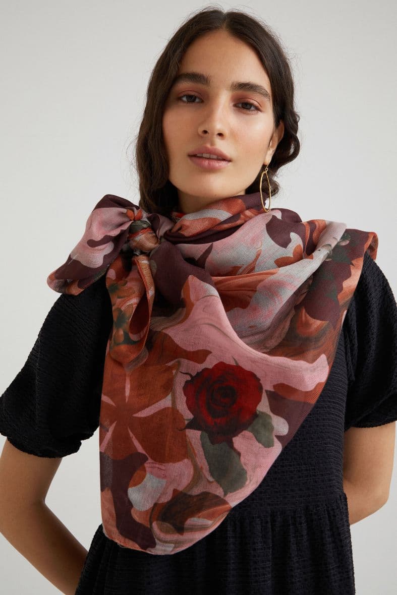 Desigual Foulard camoflower — vue 1