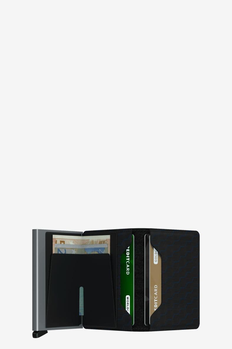 SECRID SLIMWALLET OPTICAL BLACK-TITANIUM — vue 4