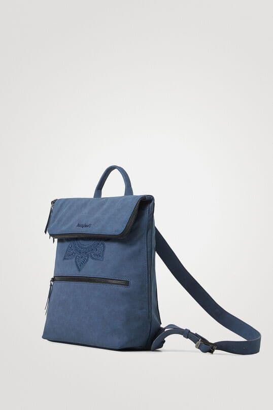 Desigual Sac à dos carré rabat extensible — vue 3