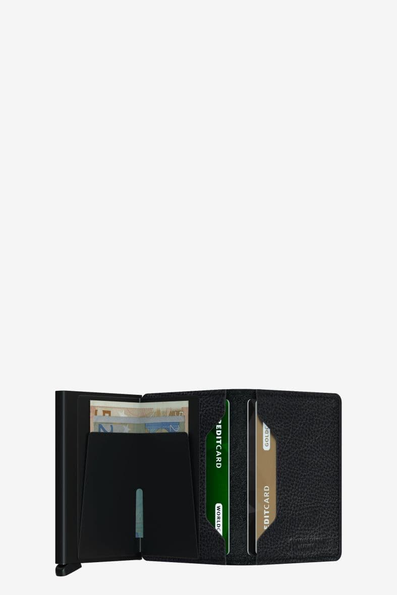 SECRID SLIMWALLET VEG BLACK-BLACK — vue 4