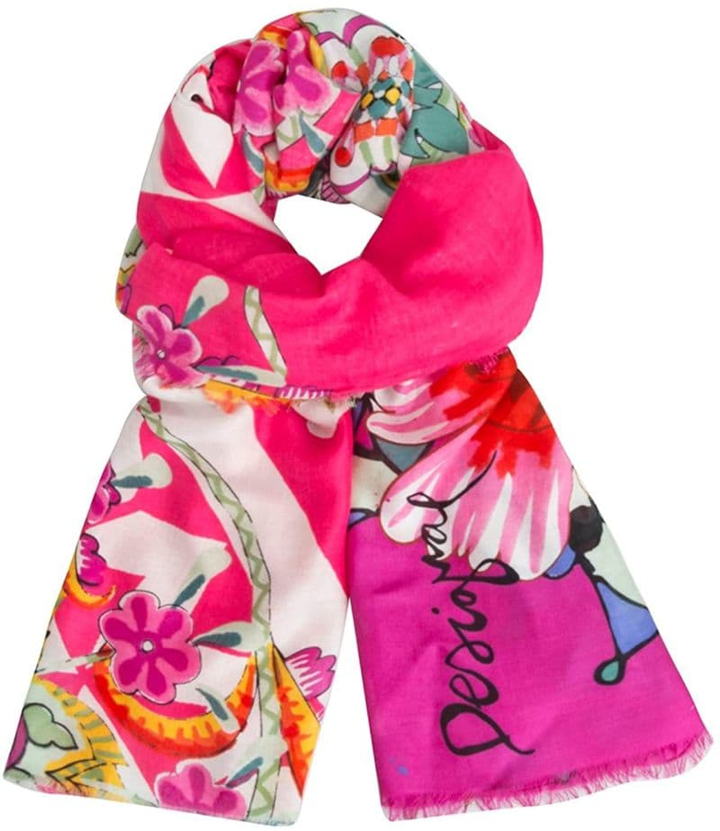 Deisgual Foulard femme rose — vue 1