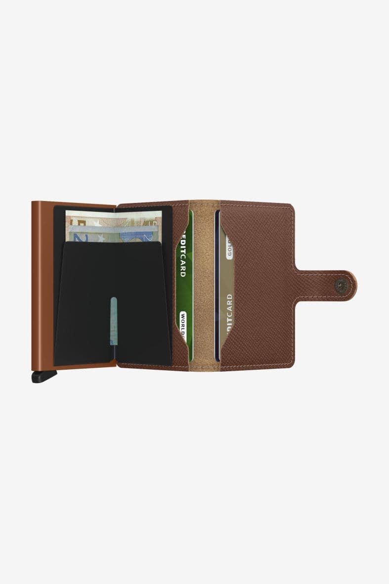 SECRID Miniwallet Saffiano Caramel — vue 4
