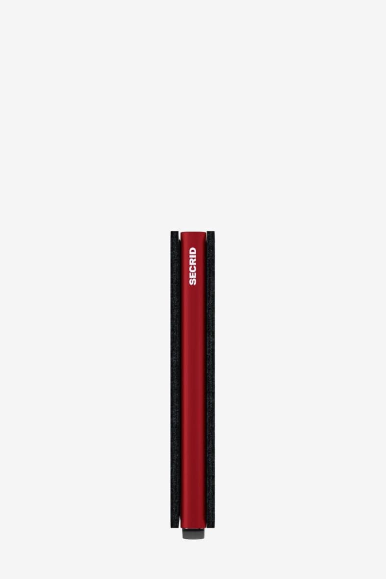 SECRID SLIMWALLET MATTE BLACK & RED — vue 5