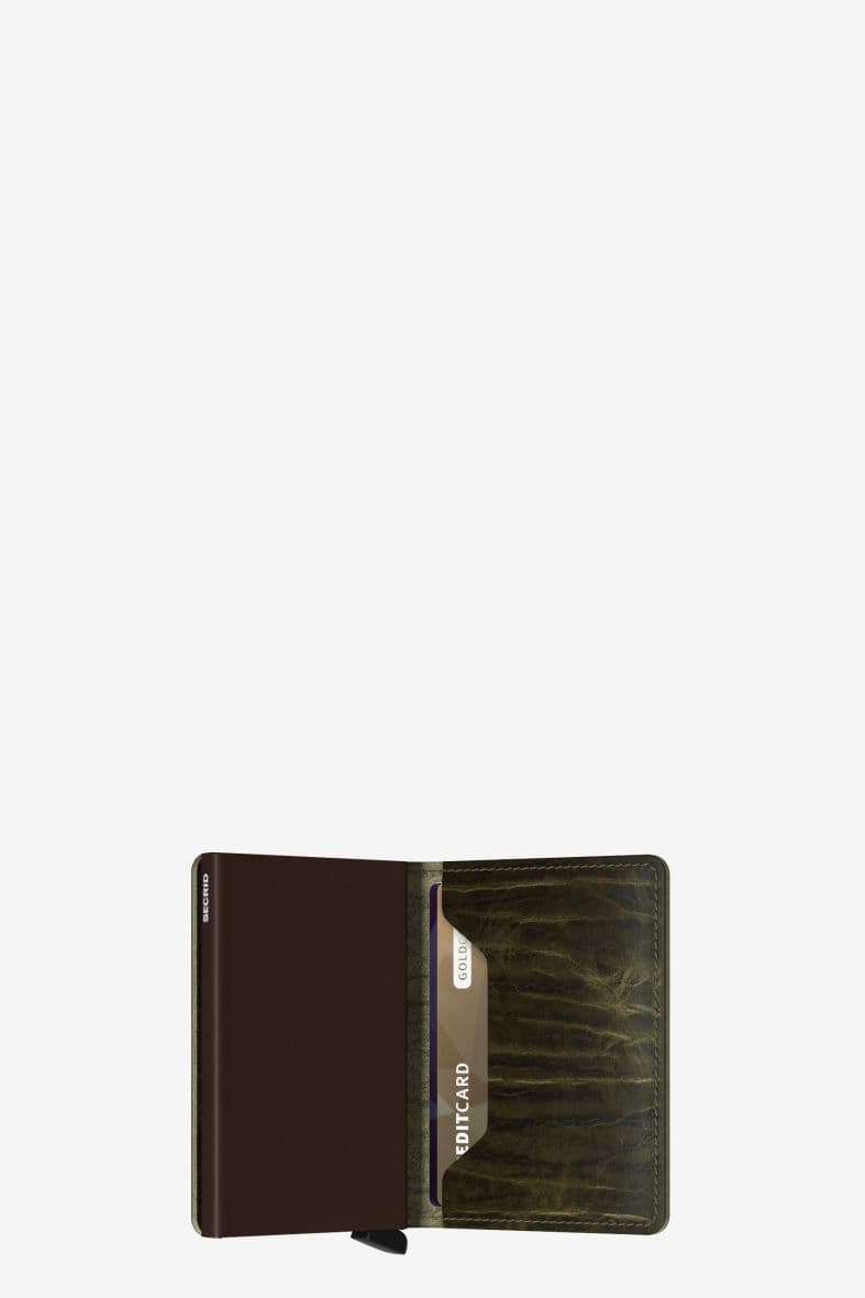 SECRID SLIMWALLET DUTCH MARTIN OLIVE — vue 3