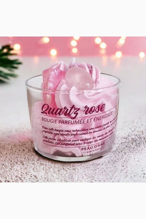 Peau d'âne quartz rose — vue 1