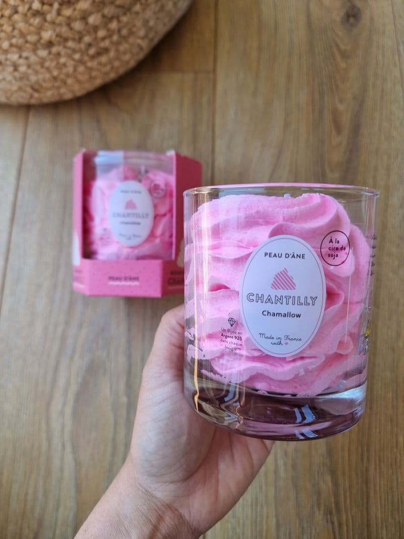 Peau d'âne Bougie bijou chamallow — vue 1