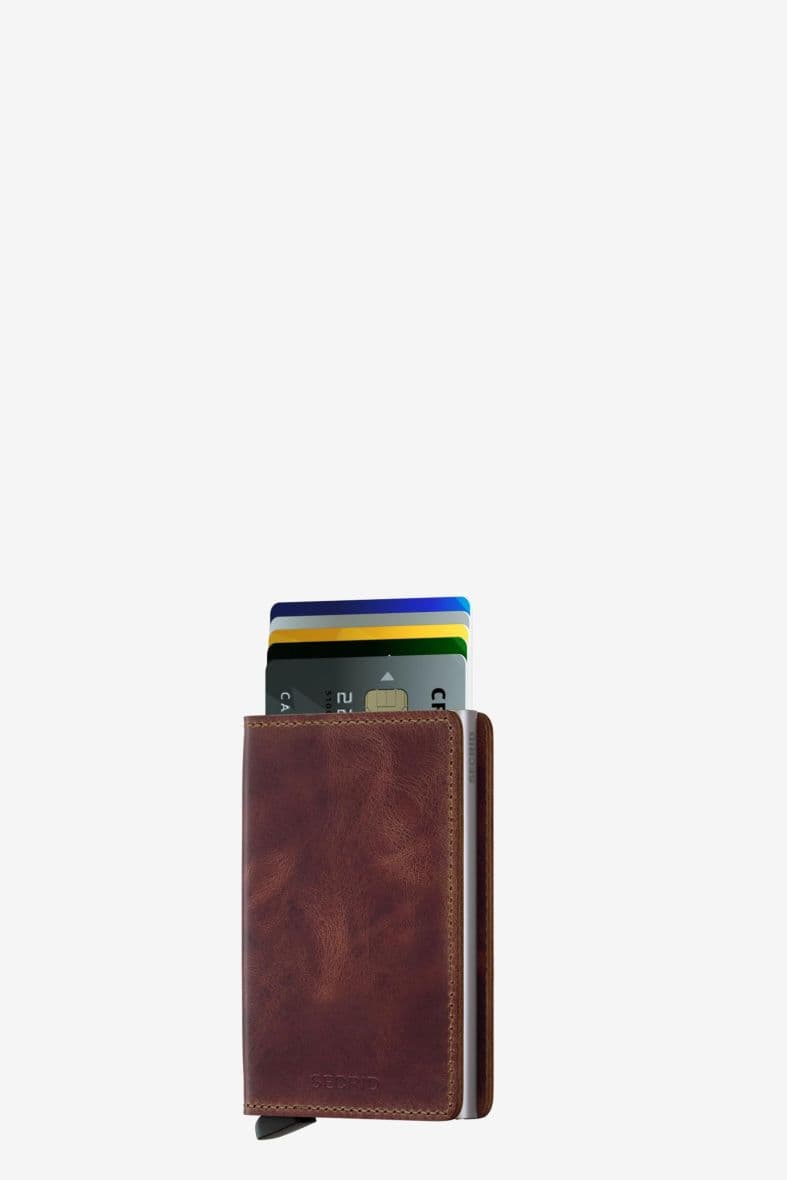 SECRID SLIMWALLET VINTAGE BROWN — vue 2