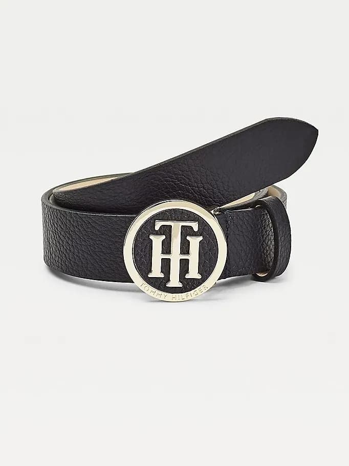 Tommy Hilfiger ceinture femme en cuir boucle ronde — vue 1
