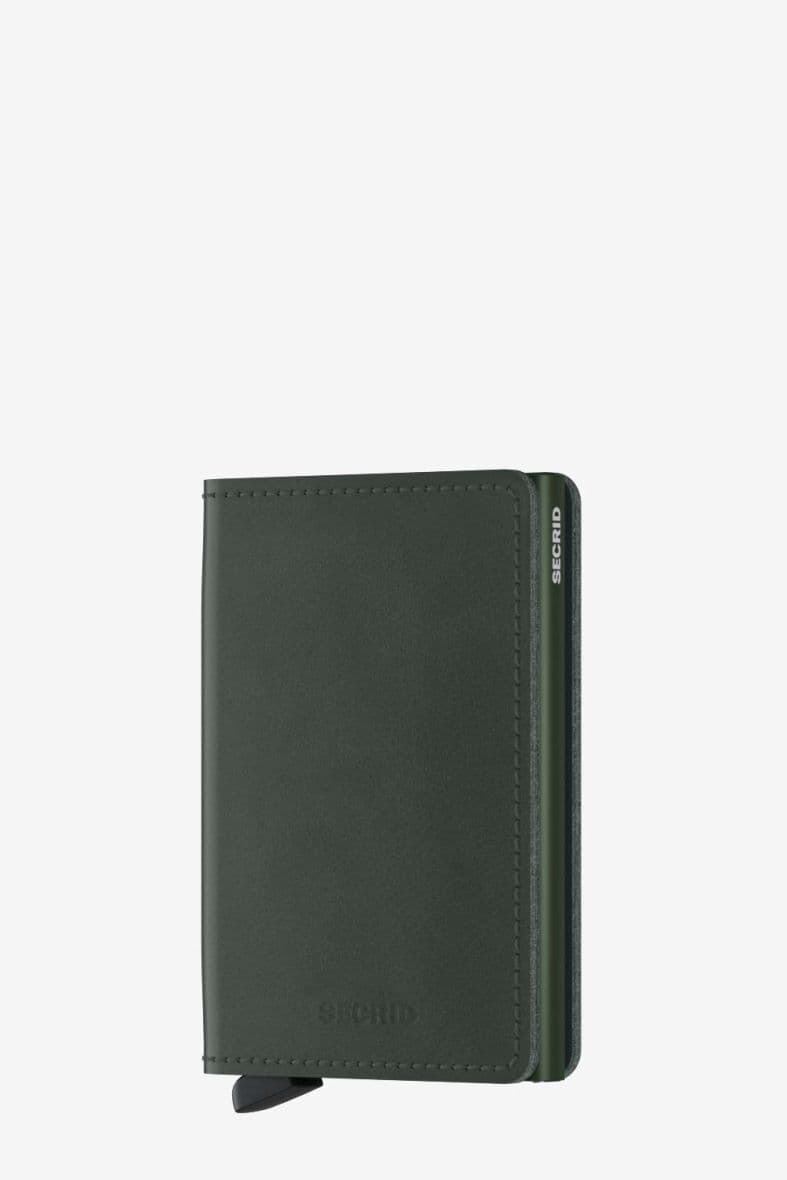 SECRID SLIMWALLET ORIGINAL GREEN — vue 1
