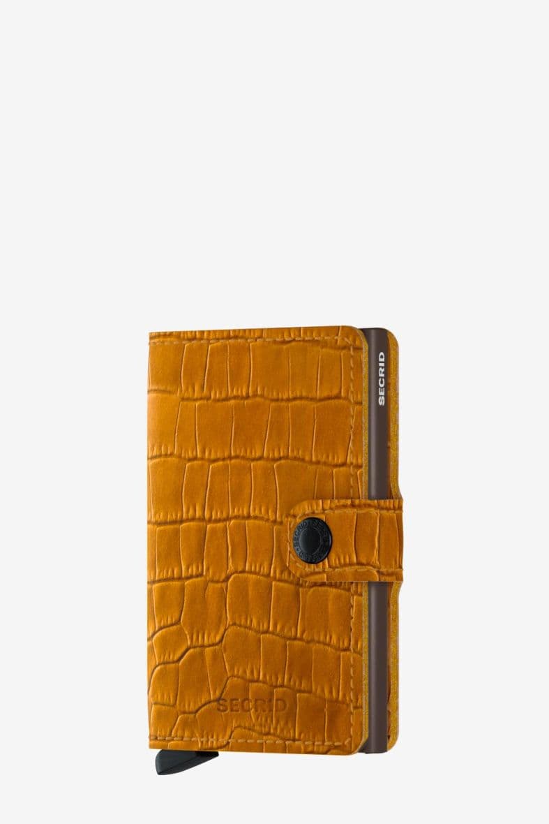 SECRID MINIWALLET CLEO OCHRE BROWN — vue 1