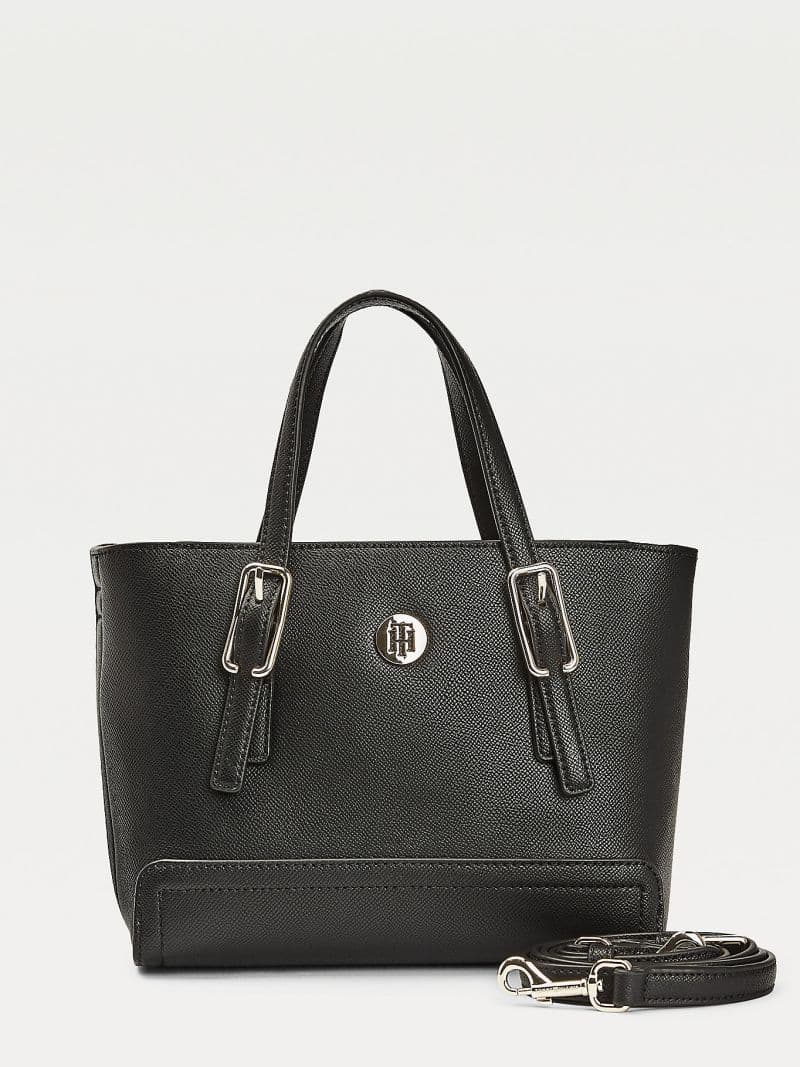 TOMMY HILFIGER PETIT CABAS À PLAQUE MONOGRAMME — vue 1