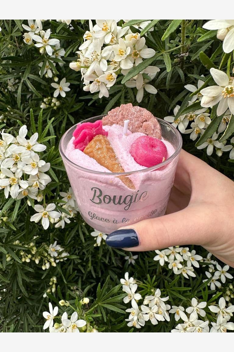 Bougie Glace à la cerise — vue 3