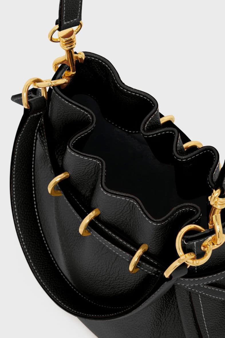 Sac Seau En Cuir Gerard Darel Le Mini Romy Dbs34a424 Noir ...