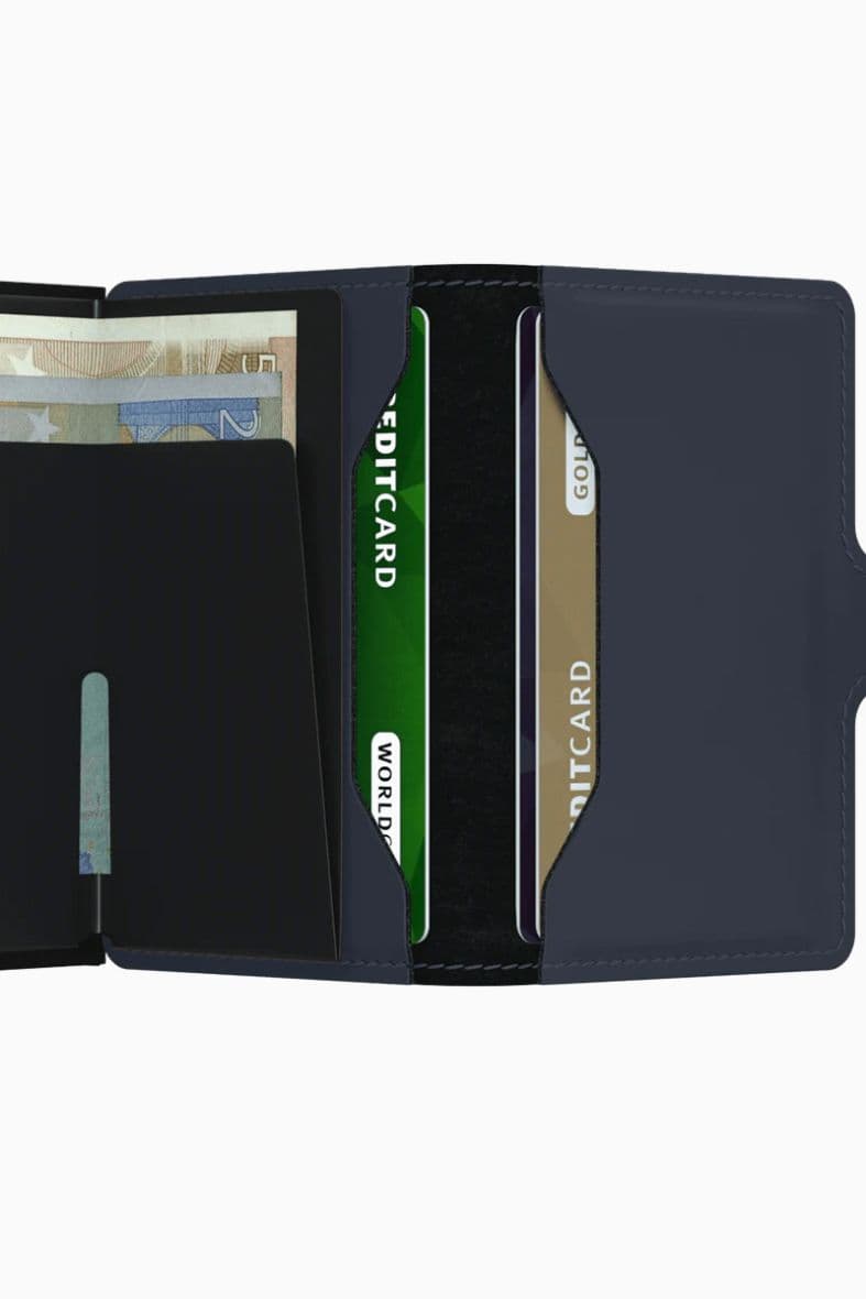 Secrid miniwallet blue — vue 4