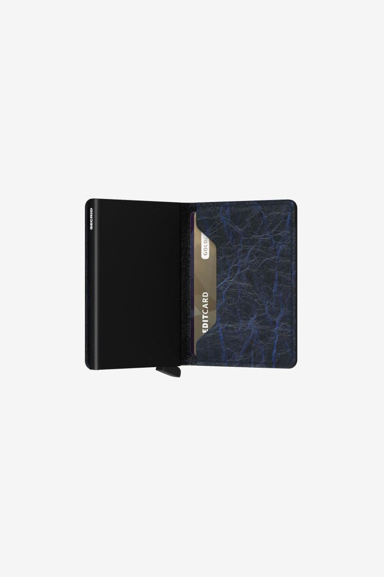 SECRID Slimwallet Crunch Blue — vue 3