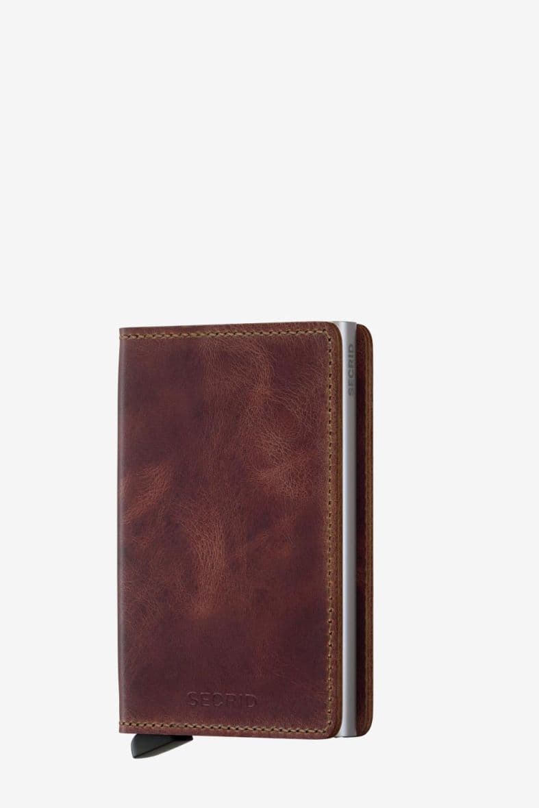 SECRID SLIMWALLET VINTAGE BROWN — vue 1