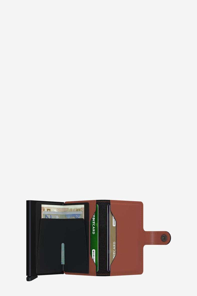 SECRID MINIWALLET MATTE BRICK BLACK — vue 2