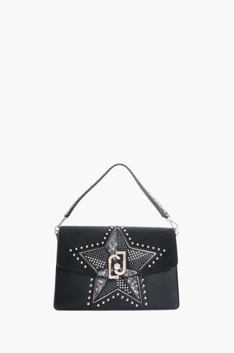 Liu Jo M Crossbody Noir Nubuck — vue 1