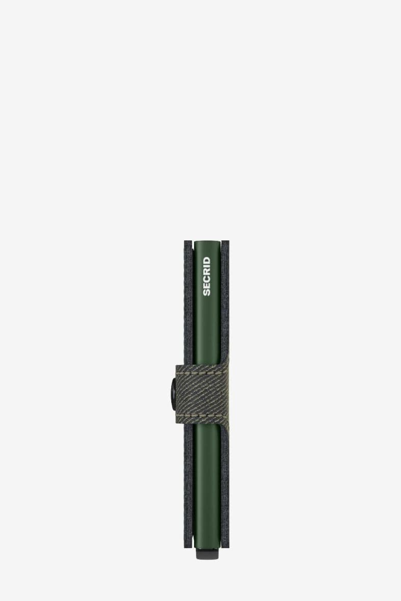 SECRID Miniwallet Twist Green — vue 3