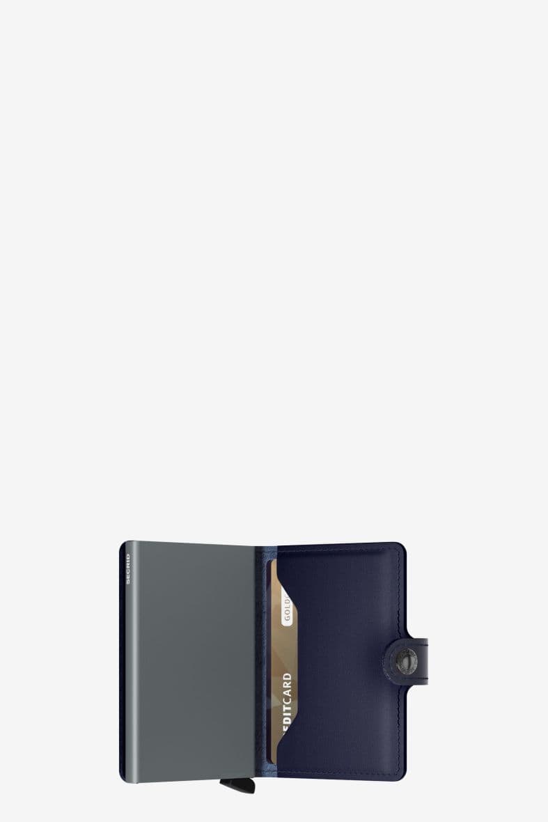 SECRID MINIWALLET METALLIC BLUE — vue 2