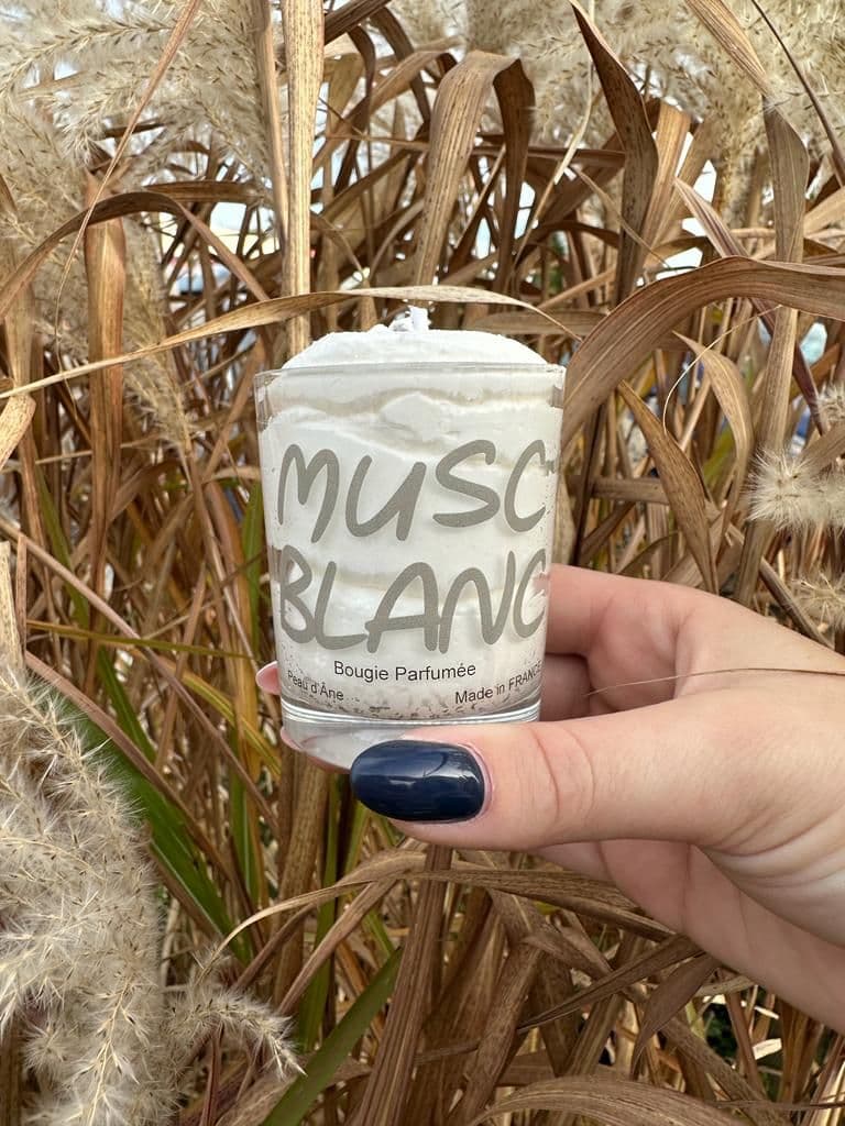Mini Bougie Musc Blanc — vue 1