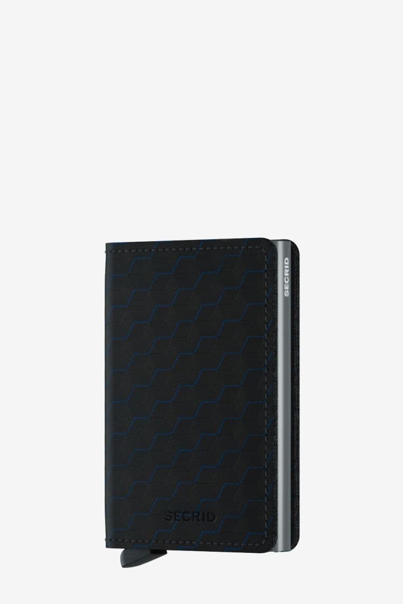 SECRID SLIMWALLET OPTICAL BLACK-TITANIUM — vue 1