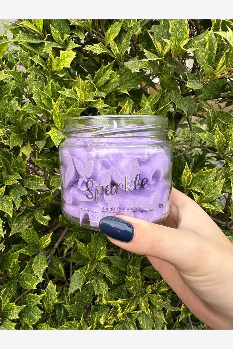 Bougie Chantilly Pot Sparkle — vue 1