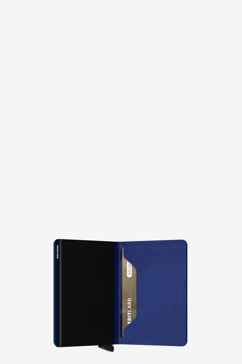 SECRID SLIMWALLET CRISPLE BLUE — vue 4
